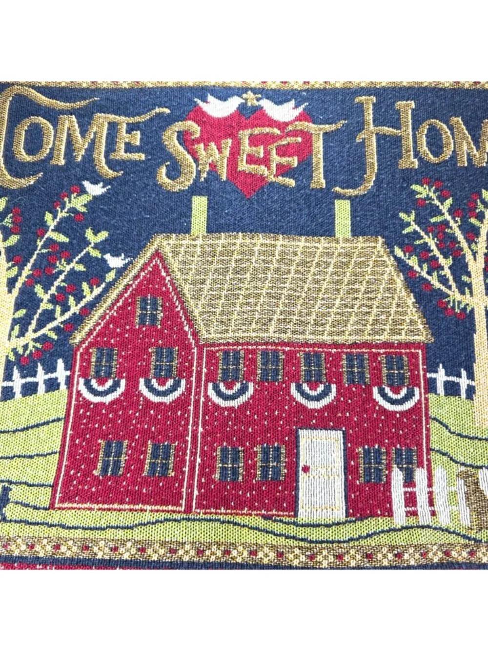 Tapestry Placemats Set Of 2 Home Sweet Home Americana Farmhouse Cottage Kohls